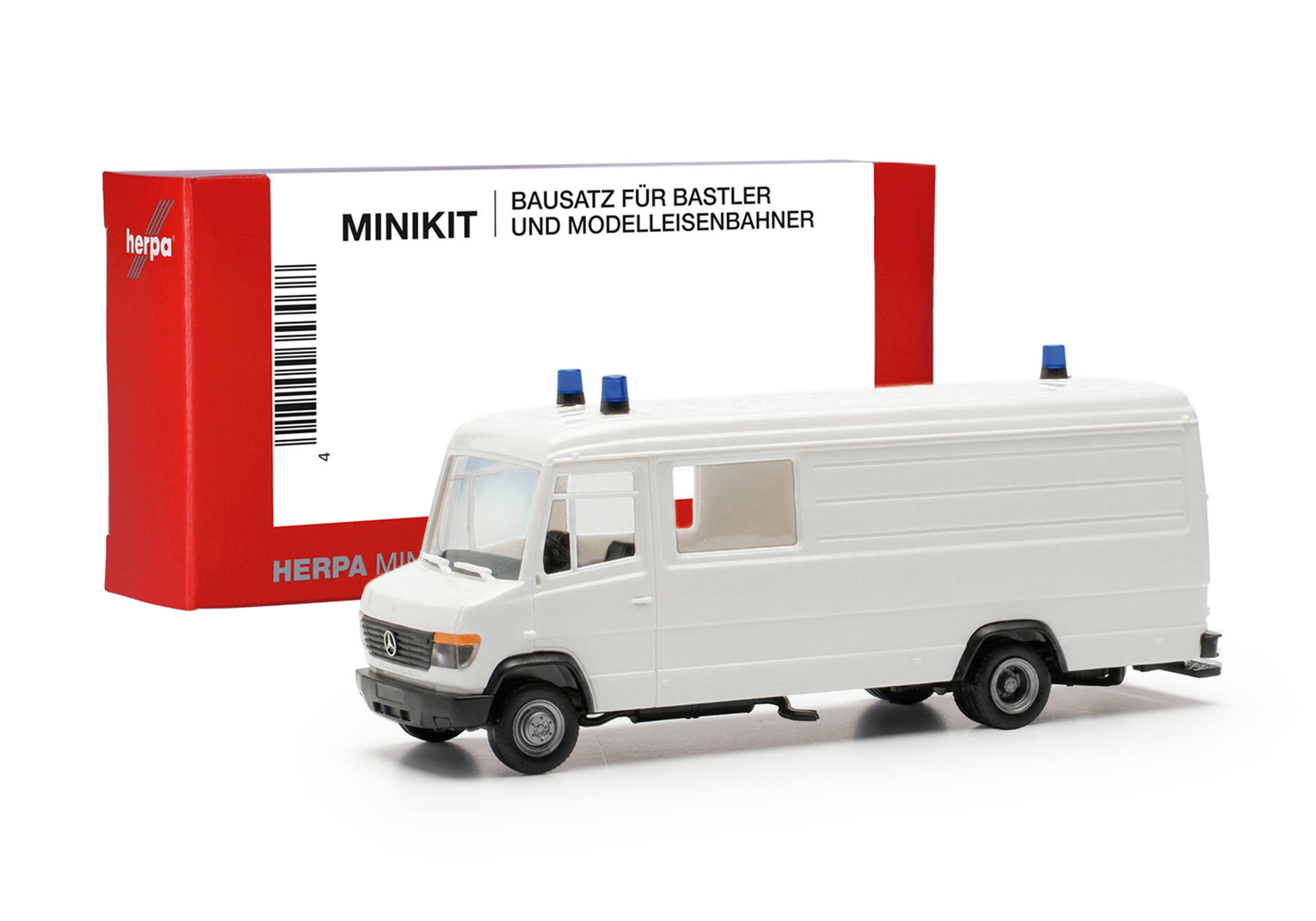 Herpa MiniKit: Mercedes-Benz Vario Langkasten, weiß (1 Stück) , NH 11-12/26