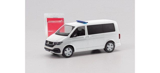 Herpa Minikit VW T 6.1 Bus mit Hänsch DBS 5000, weiß
