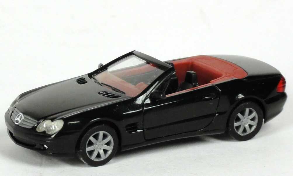 Herpa MB SL 500  schwarz mit  Hardtop