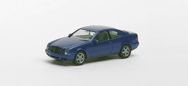 Herpa MB CLK tiefseeblau metallic