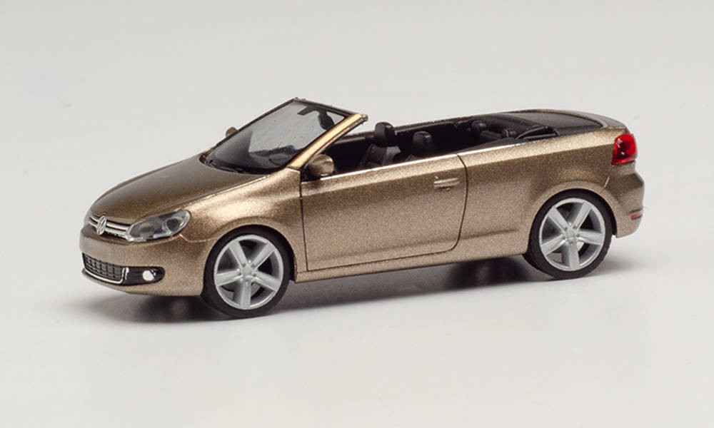 Herpa VW Golf Cabrio, sweet data gold metallic