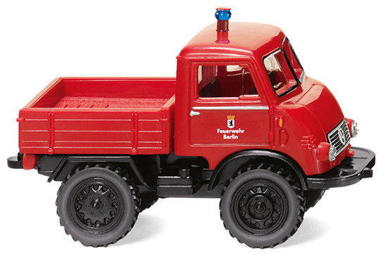 Wiking Unimog U 401 " Feuerwehr mit Pritsche "