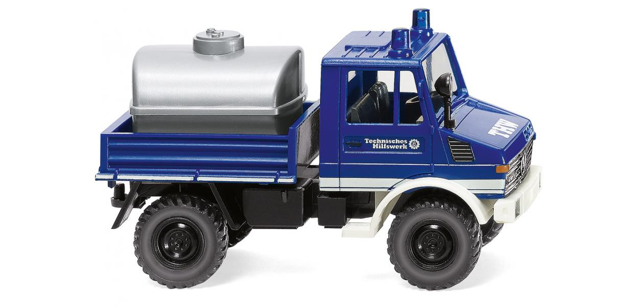 Wiking MB Unimog U 1300 " THW mit Wassertank ", NH 02/21