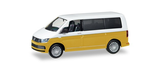 Herpa  VW T6 Multivan candyweiß/kurkumagelb metallic