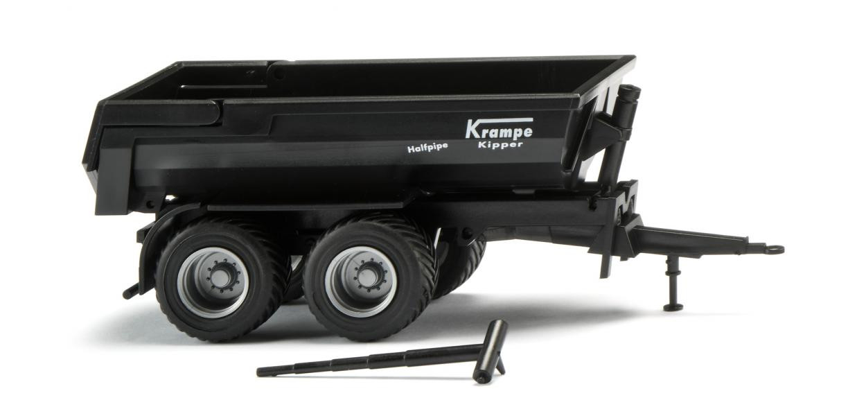 Wiking Krampe Halfpipe Muldenkipper - schwarz