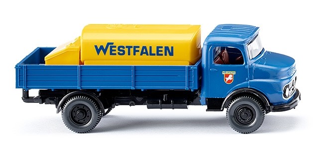 Wiking Pritschen-Lkw mit Aufsatztank (MB) "Westfalen"