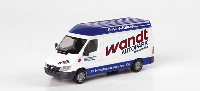 Herpa MB Sprinter Kasten Wandt Autopark