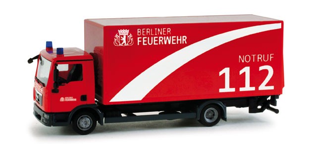 Herpa MAN TGL Koffer LKW Berliner Feuerwehr