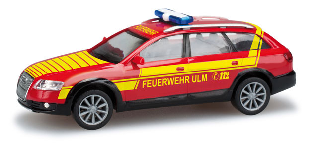 Herpa Audi A6 Allroad ® Kommandowagen "Feuerwehr Ulm"