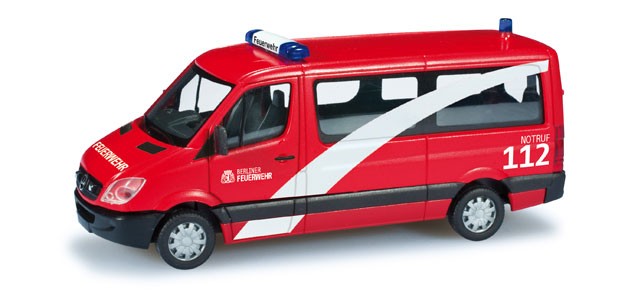 Herpa MB Sprinter 06 MZW Berliner Feuerwehr