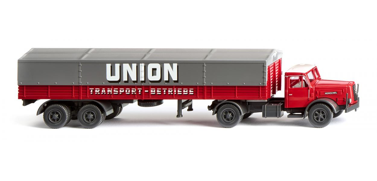 Wiking Pritschensattelzug (Henschel) ``Union Transport``
