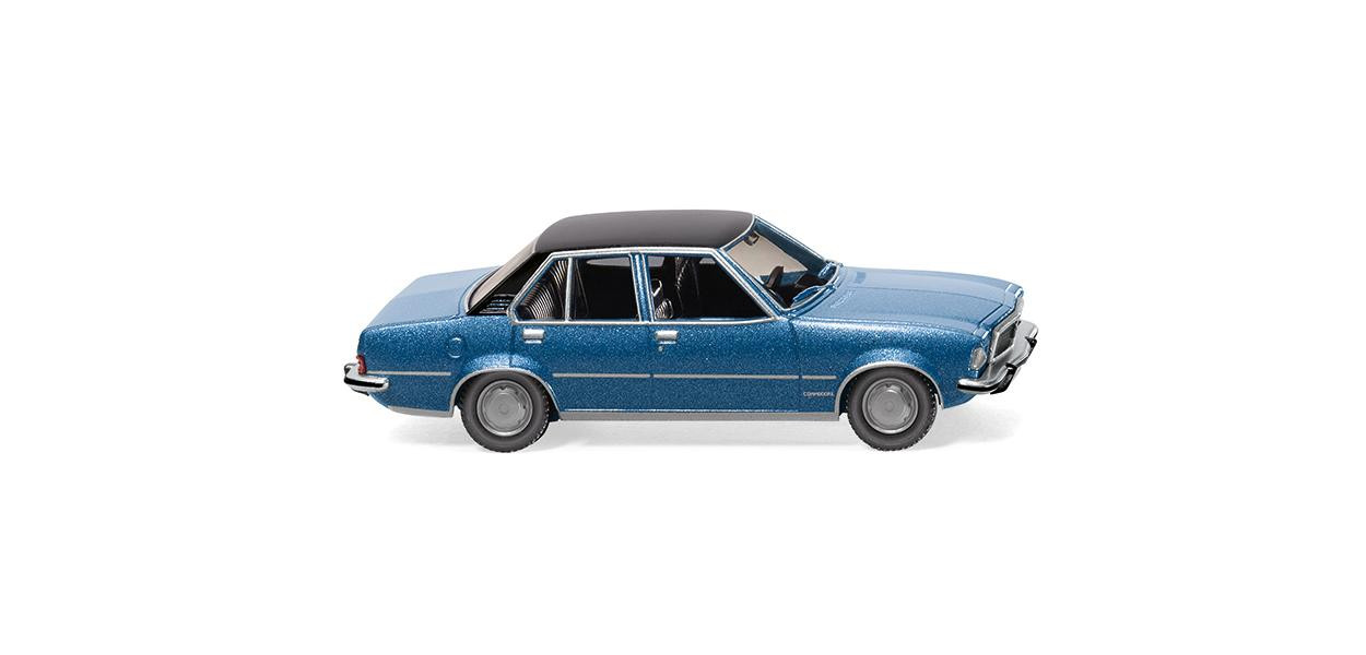 Wiking Opel Commodore B - laserblau metallic