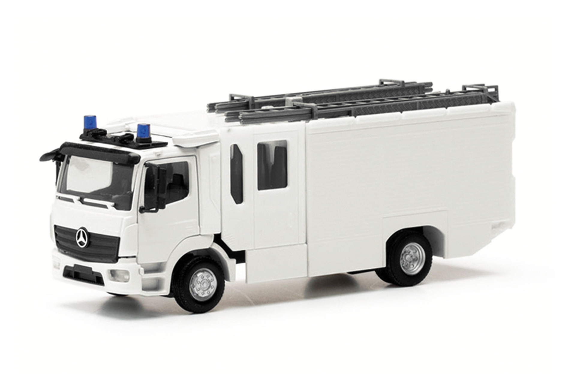 Herpa Teileservice MB Atego Z-Cab HLF "Feuerwehr in weiß ( 2 Stück )" ,NH 03-04/24