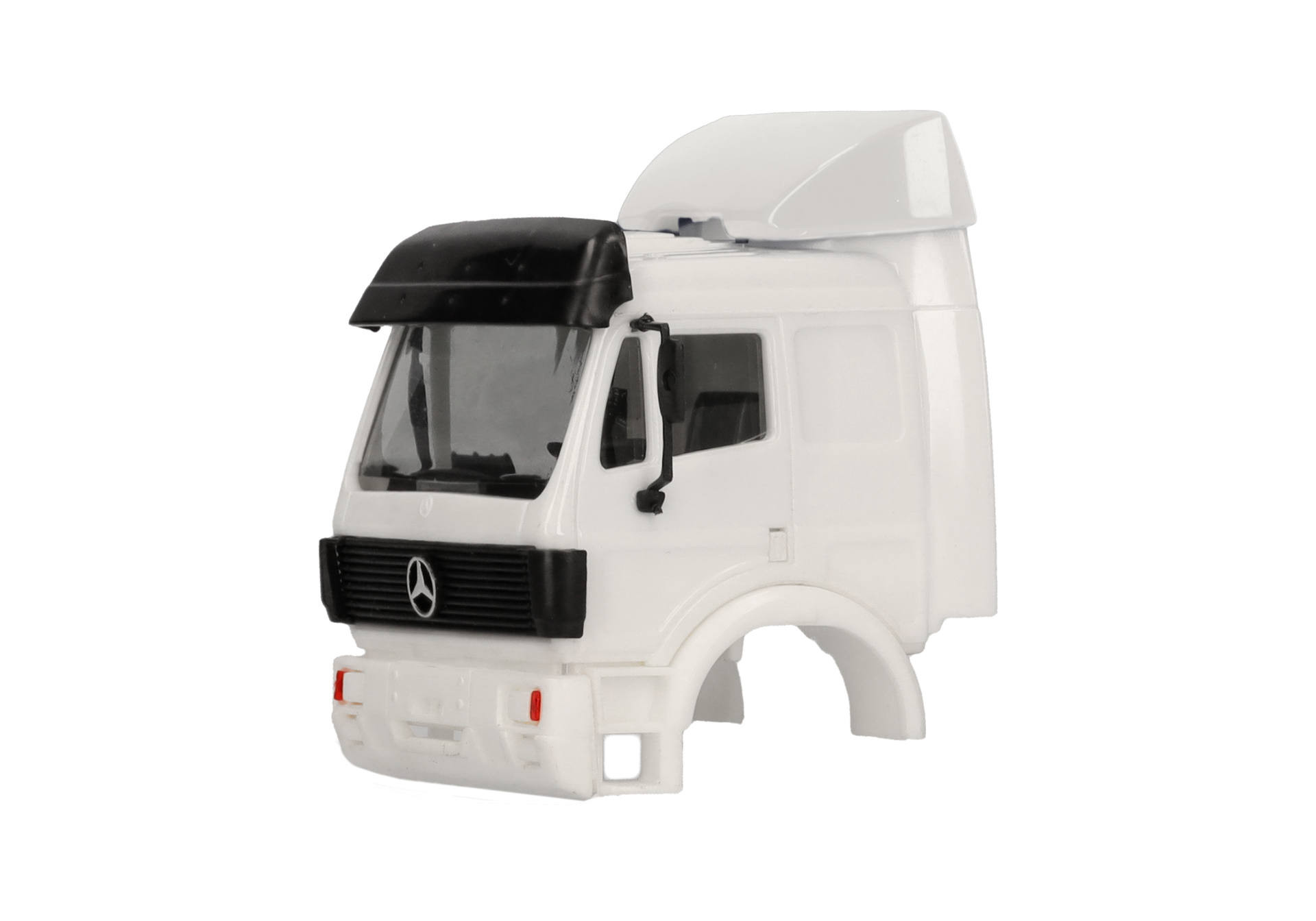 Herpa Teileservice: MB SK88 Flachdach mit Windleitblechen, Dachspoiler, Sonnenblende, weiß (2 Stück) 