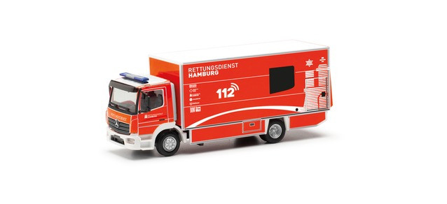 Herpa MB Atego S-KTW " Feuerwehr Hamburg " ,NH 12/24-02/25
