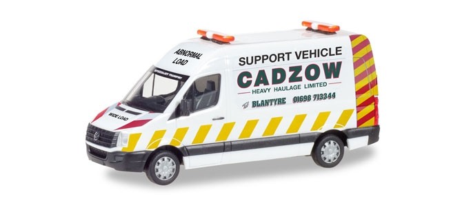 Herpa VW Crafter HD Begleitfahrzeug "Cadzow" (GB)