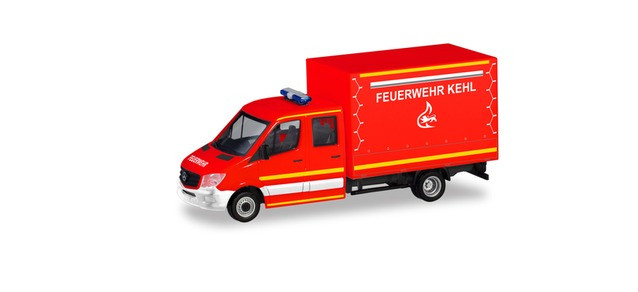 Herpa MB Sprinter 13 DOKA P/P "Feuerwehr Kehl"