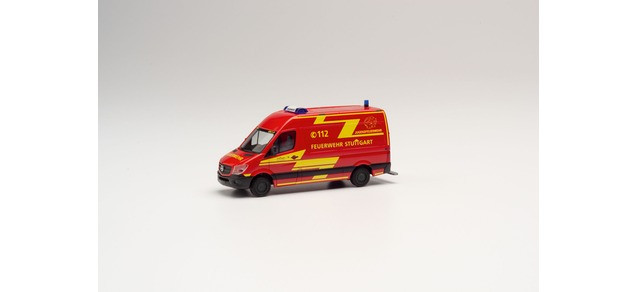 Herpa MB Sprinter 13 Kasten HD "Feuerwehr Stuttgart/Jugendfeuerwehr", NH 07-08/20