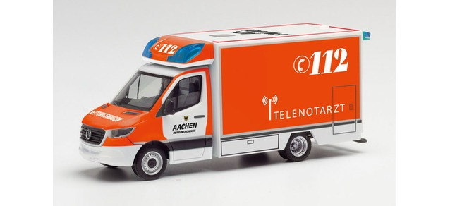 Herpa MB Sprinter 18 " RTW BF Aachen-Telenotarzt