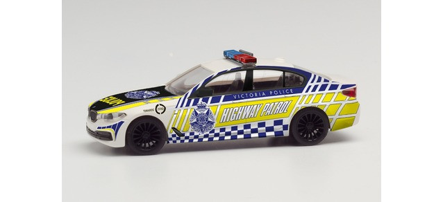 Herpa BMW 5er " Victoria Police Highway Patrol (AUS) ", NH 11-12/20
