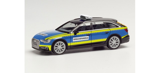 Herpa Audi A6 Avant "Polizei Versuchsfahrzeug", NH 01-02/21