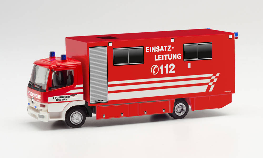 Herpa MB Atego Einsatzleitung Feuerwehr Bremen