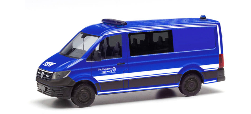 Herpa VW Crafter Halbbus FD " THW ", NH 01-02 / 22