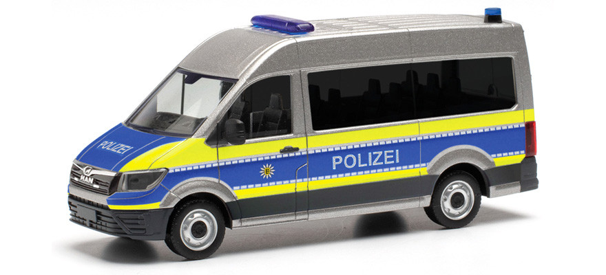 Herpa  MAN TGE Bus HD „Polizei Baden-Württemberg“, NH 05-06 / 22