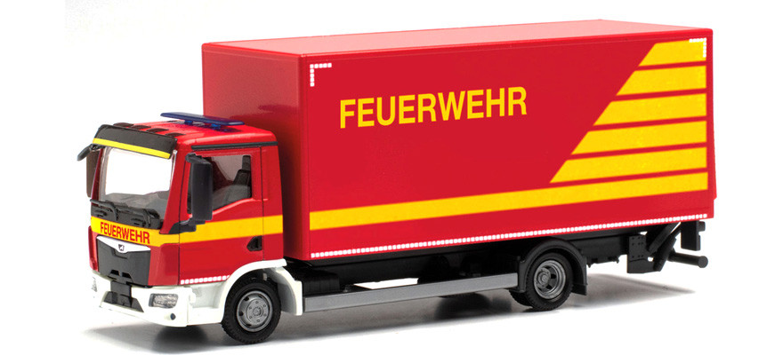 Herpa  MAN TGL CC Koffer-LKW Feuerwehr, NH 05-06 / 22