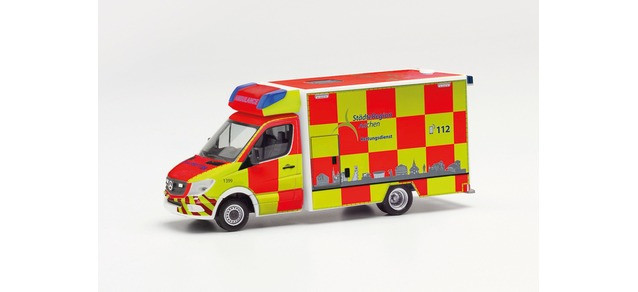 Herpa MB Sprinter 13 RTW "Städteregion Aachen", NH 03-04 / 23