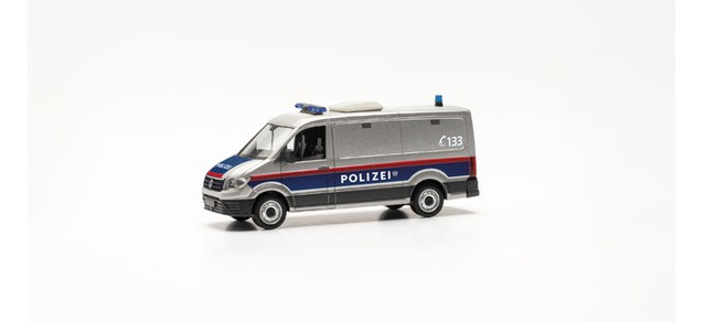 Herpa VW Crafter Kasten FD "Polizei Österreich, Gefangenentransport" (A), NH 09-10 / 23