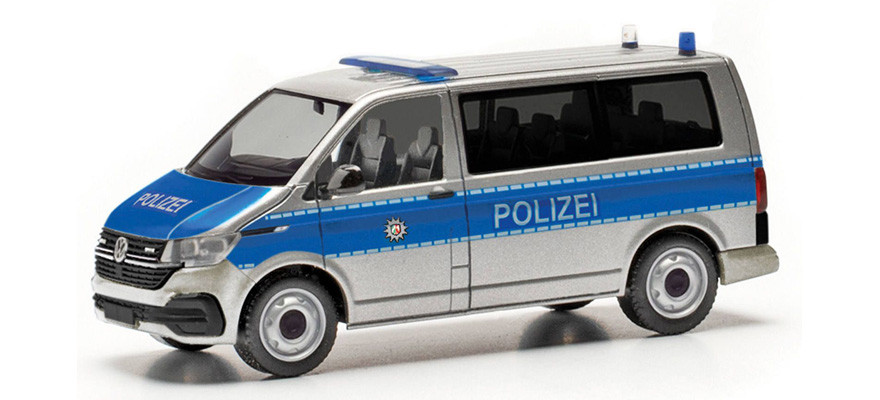Herpa MB VW T6.1 "Polizei NRW", NH 11-12 / 23