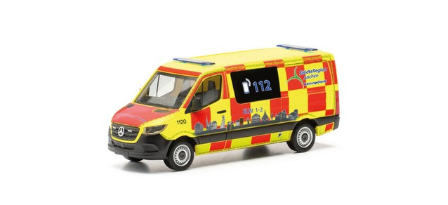 Herpa MB Sprinter 18 "Rettungsdienst Städte Region Aachen" ,NH 01-02/24