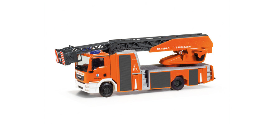 Herpa MAN TGM DLK L32 " Feuerwehr Ransbach-Baumbach." ,NH 03-04/24