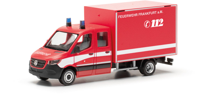 Herpa MB Sprinter 18 DOKA "Feuerwehr Frankfurt a.M." ,NH 03-04/24