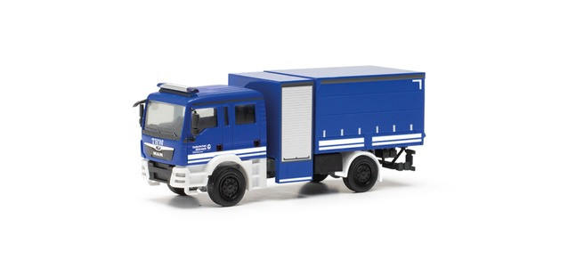 Herpa MAN TGM GKW " THW Fürth " ,NH 07-08/24