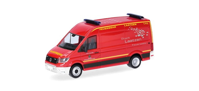 Herpa VW Crafter " Tierrettung Feuerwehr Laatzen " ,NH 12/24-02/25