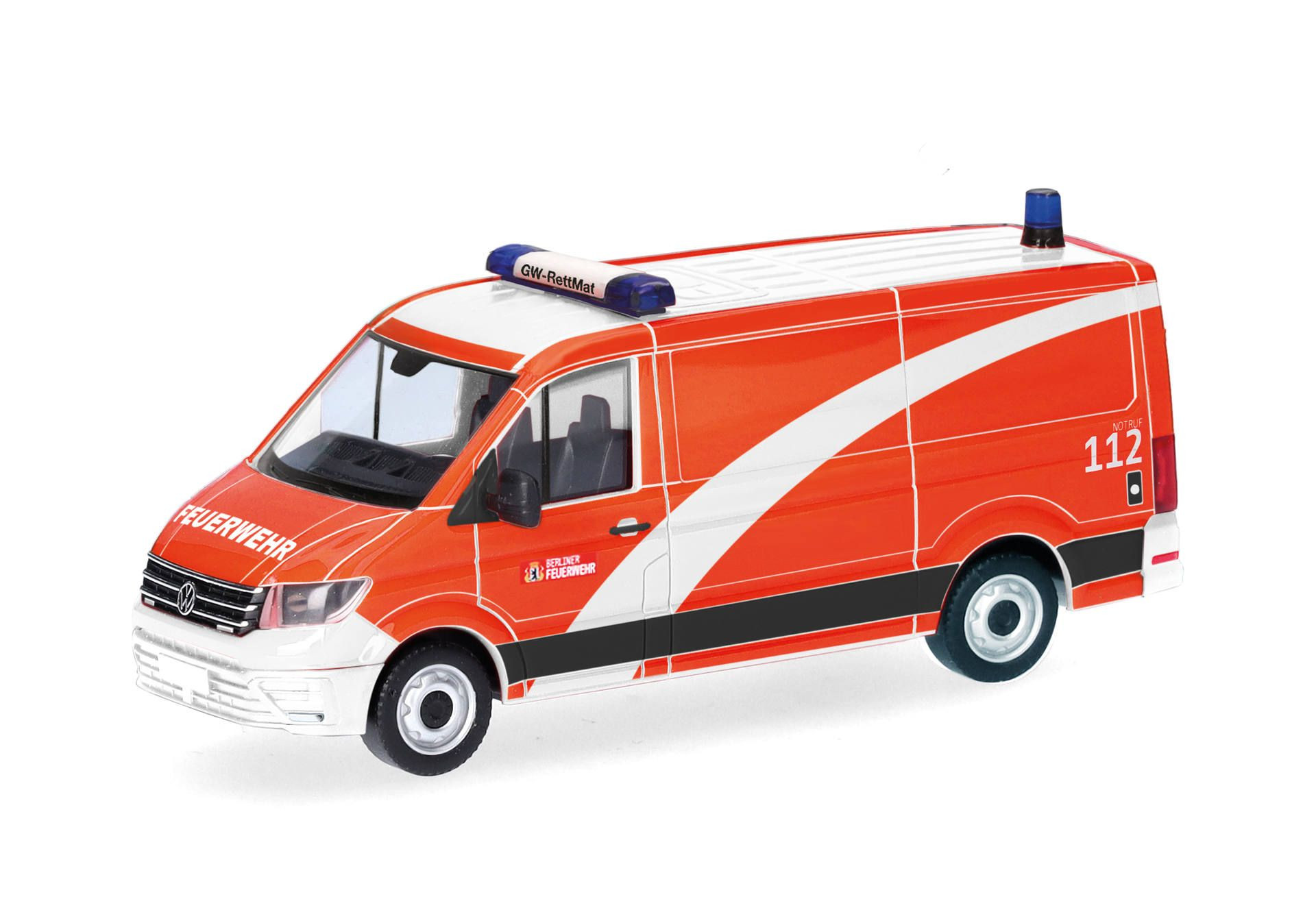 Herpa VW Crafter GW-Rettungsmaterial " Berliner Feuerwehr " ,NH 03-04/25
