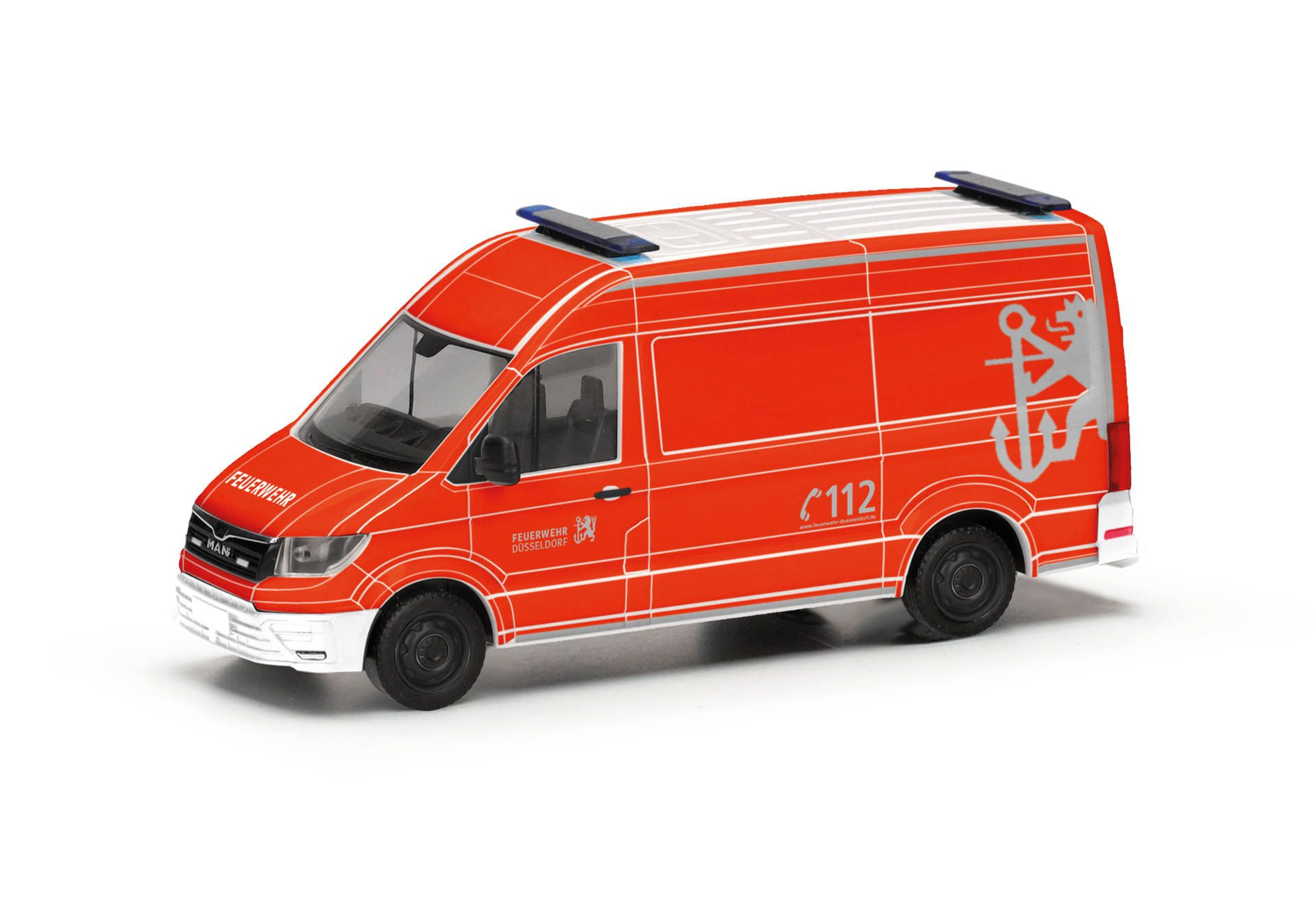 Herpa MAN TGE " Feuerwehr Düsseldorf " ,NH 03-04/25