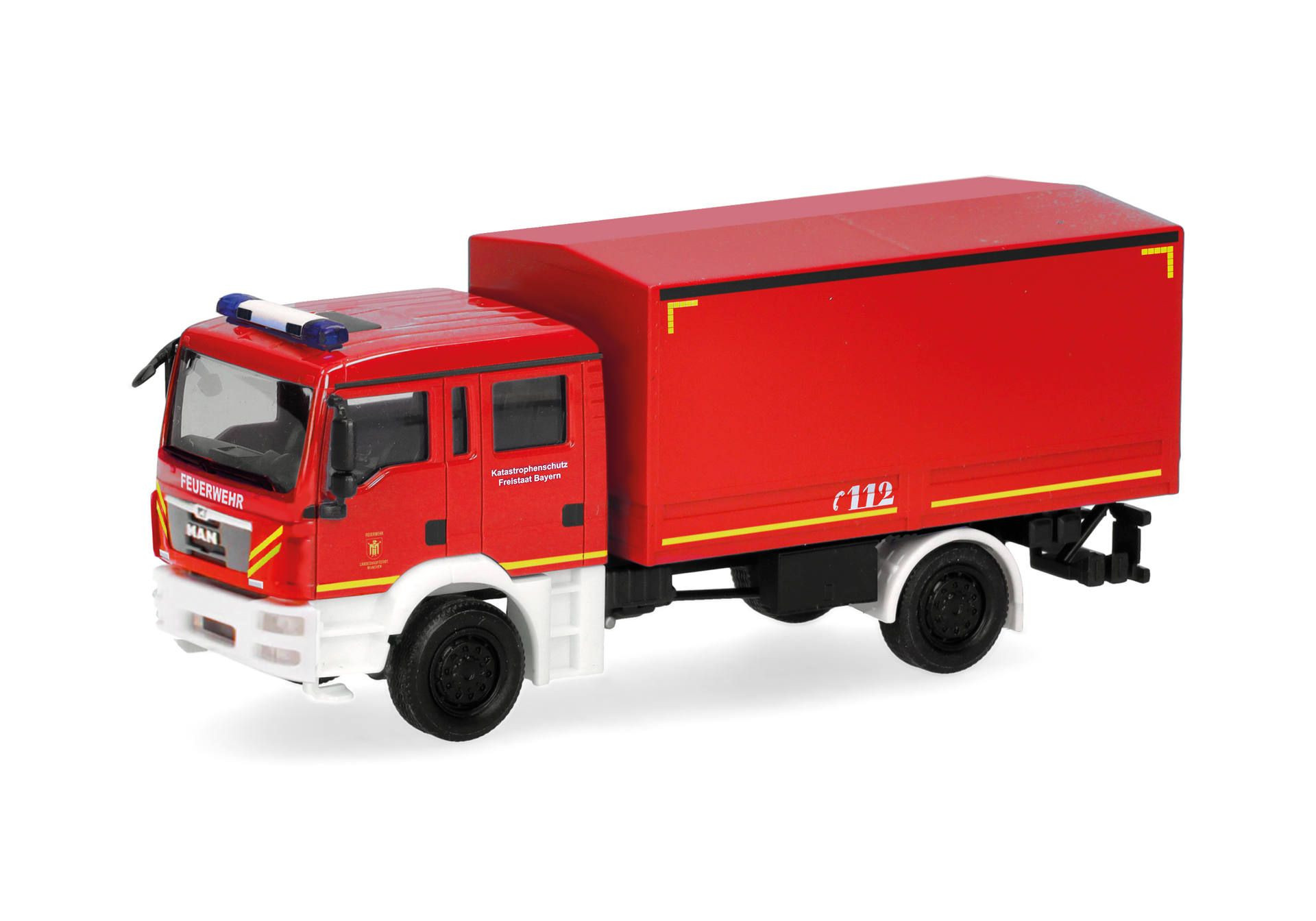 Herpa MAN TGM GW-H " Feuerwehr München " ,NH 05-06/25