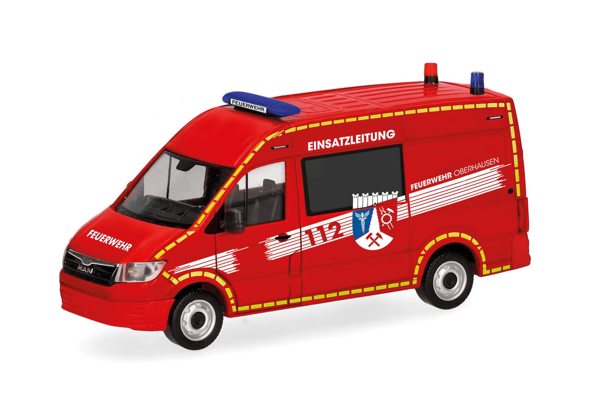 Herpa MAN TGE Halbbus HD "Feuerwehr Oberhausen/ELW" ,NH 11-12/25