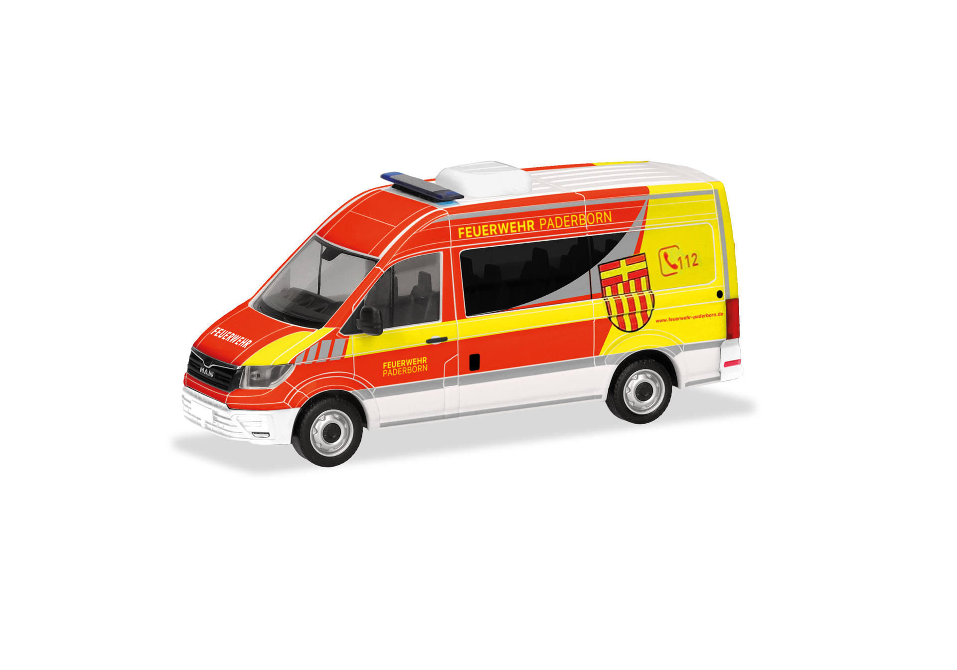 Herpa MAN TGE "Feuerwehr Paderborn" ,NH 01-02/26