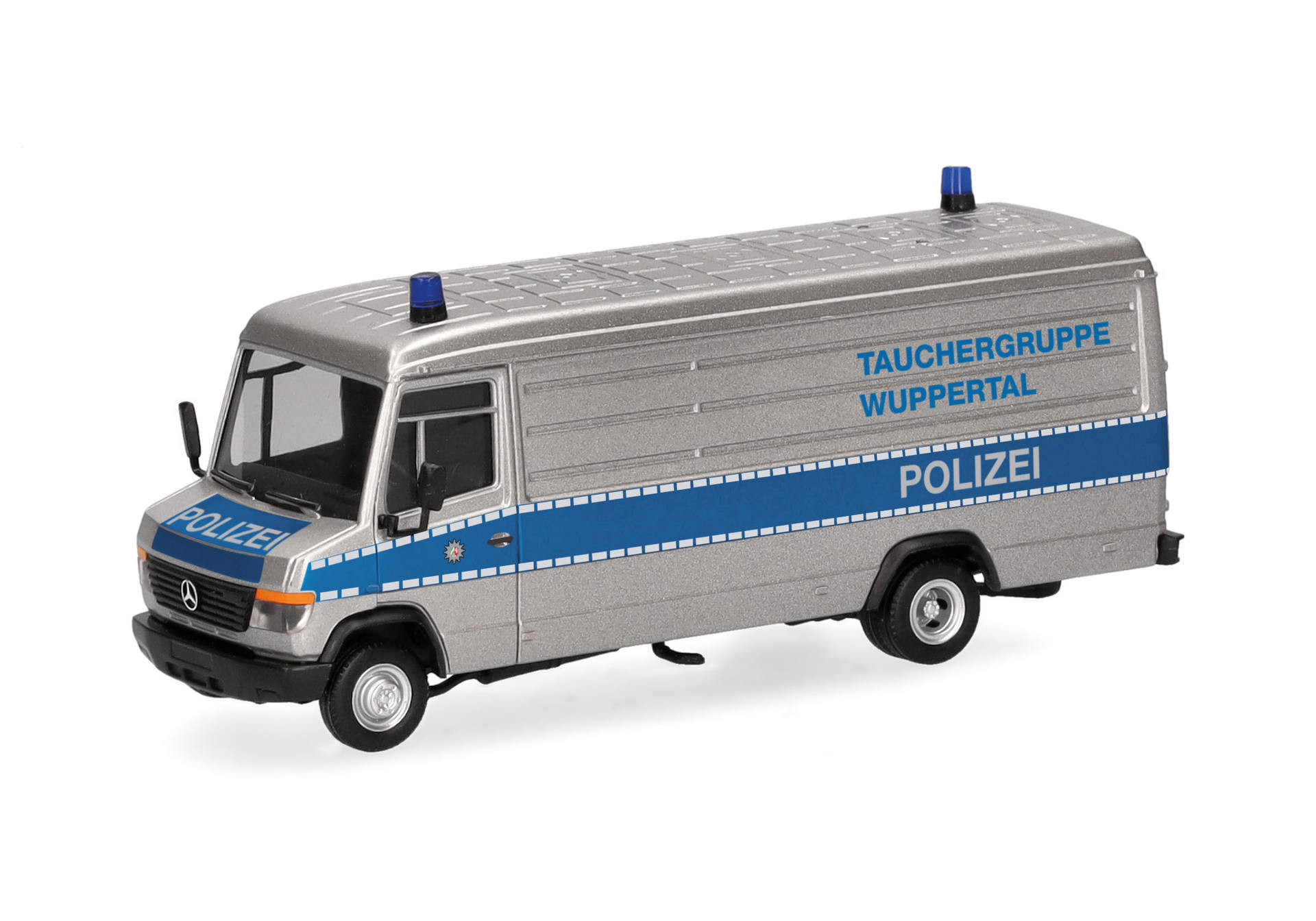 Herpa MB T2 Vario Kasten "Polizei Tauchergruppe Wuppertal" ,NH 01-02/26