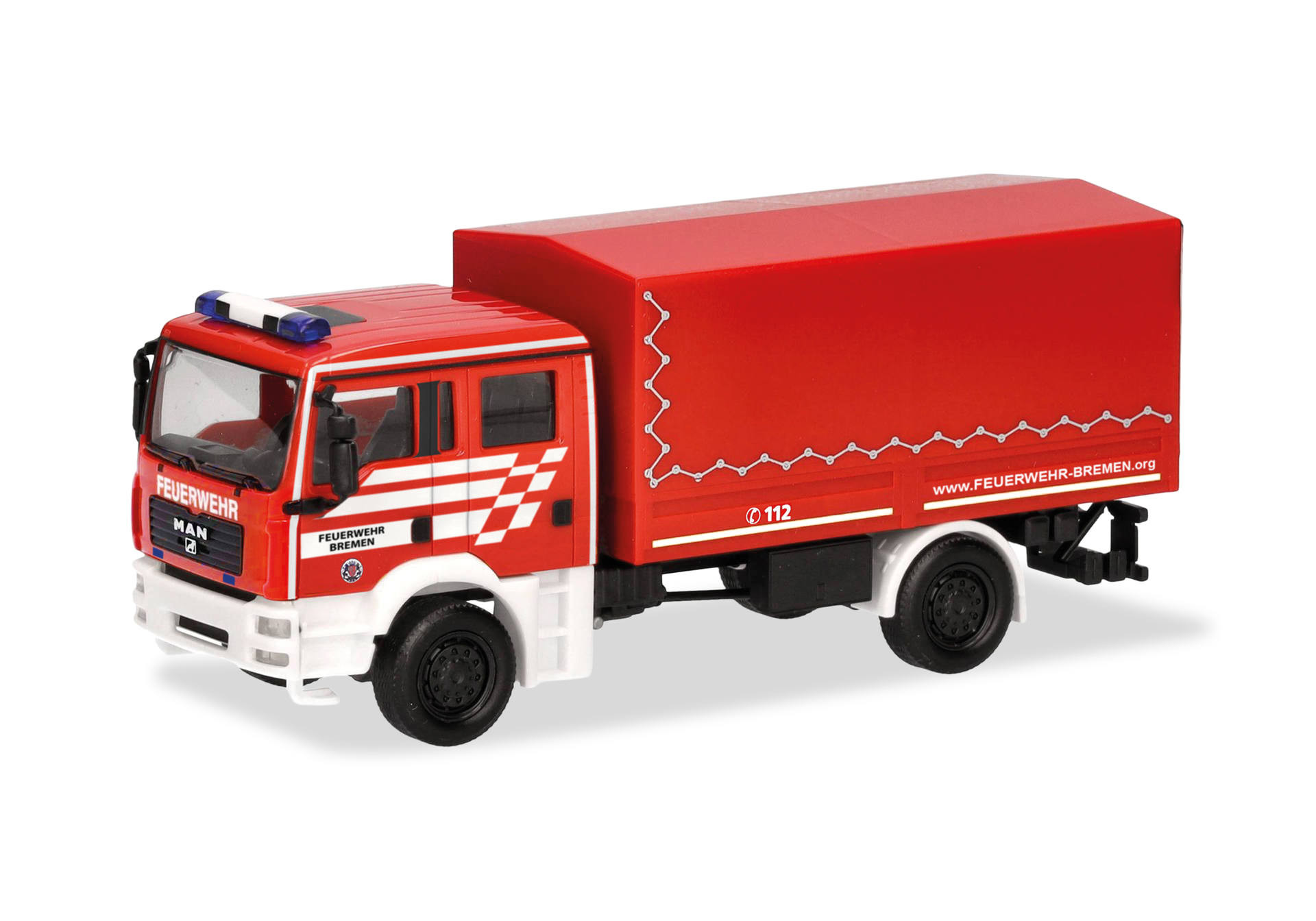 Herpa MAN TGA M MzGW DEKON "Feuerwehr Bremen" ,NH 01-02/26
