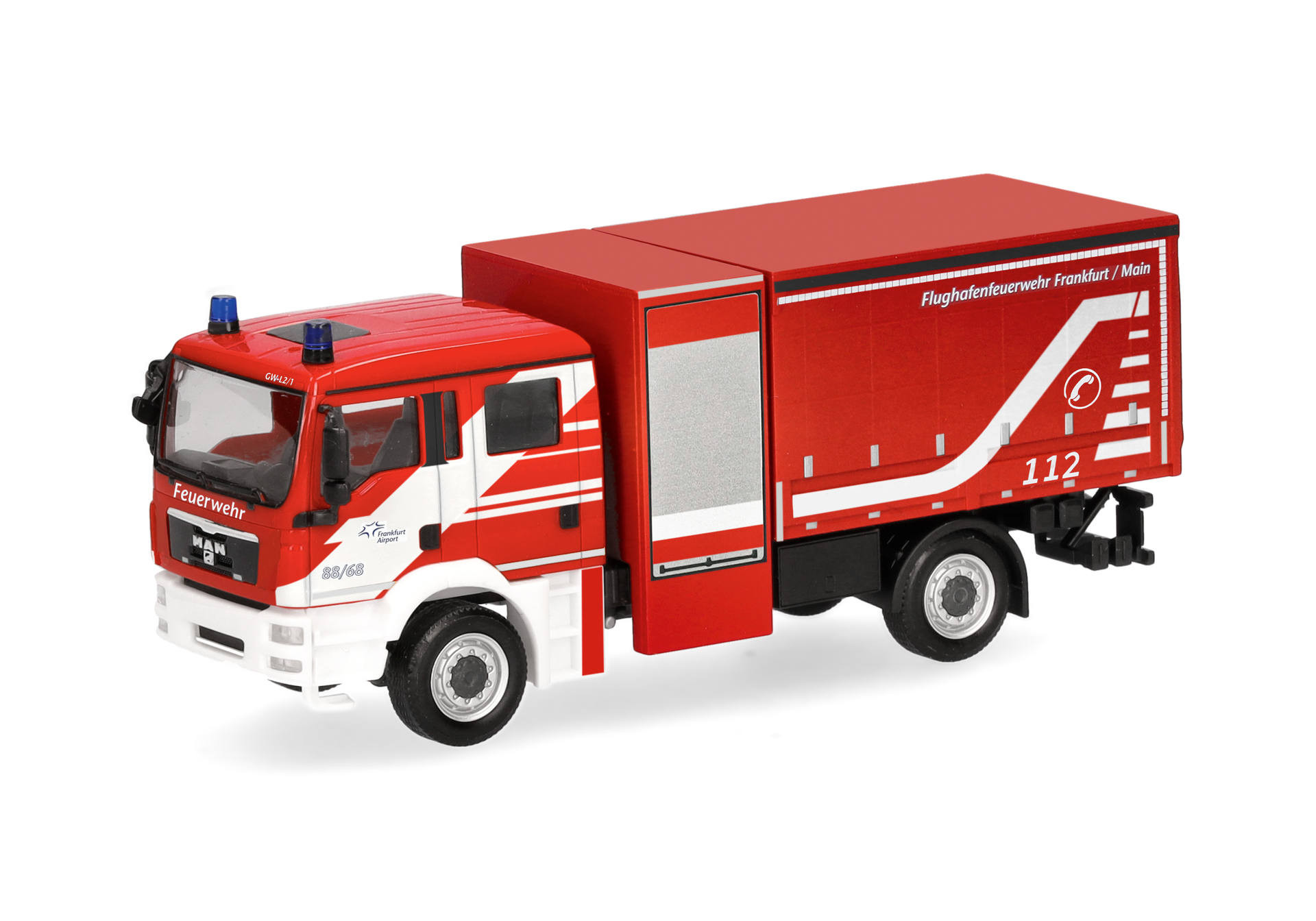 Herpa MAN TGM MzGW "Feuerwehr FRAPORT" ,NH 01-02/26