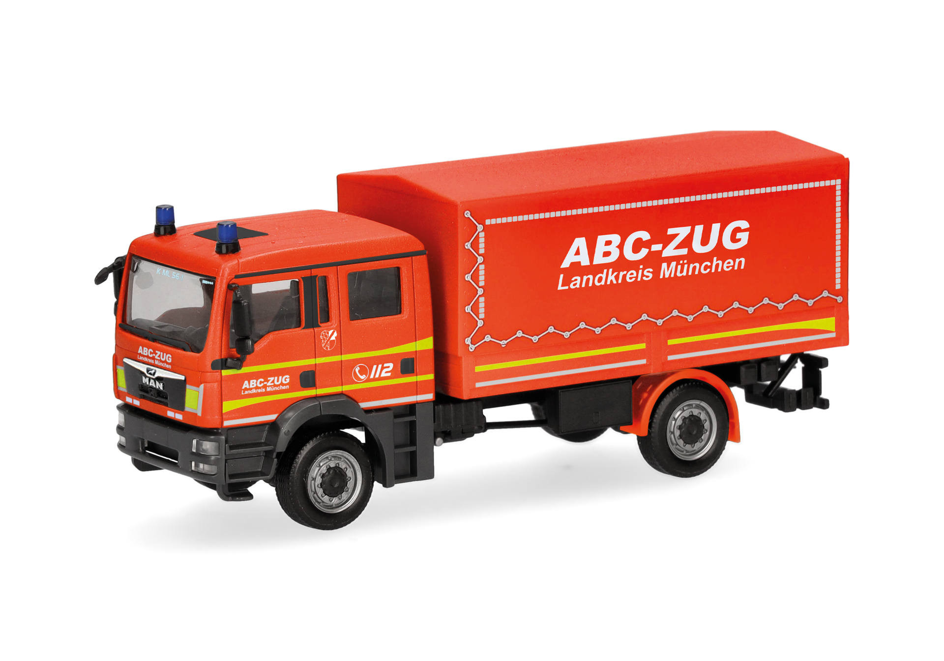 Herpa MAN TGM MzKW "ABC-Zug Landkreis München" NH 03-04/26