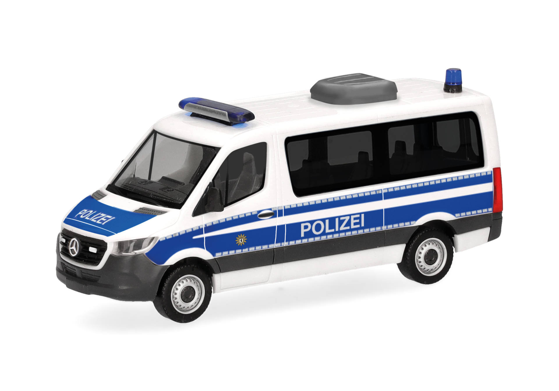 Herpa MB Sprinter '18 Bus Flachdach "Bundespolizei" ,NH 03-04/26