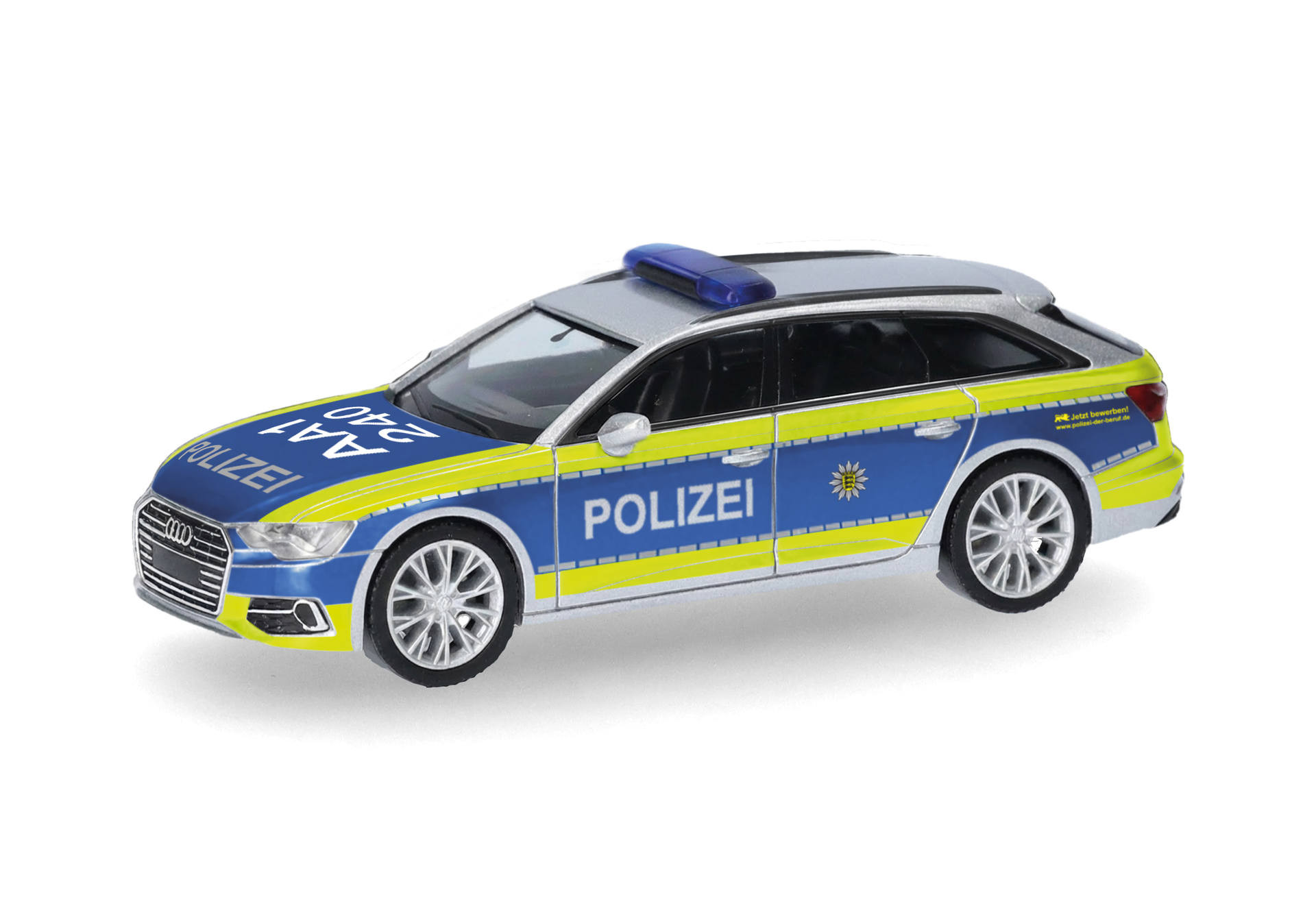 Herpa Audi A6 Avant "Polizei Baden-Württemberg" ,NH 05-06/26