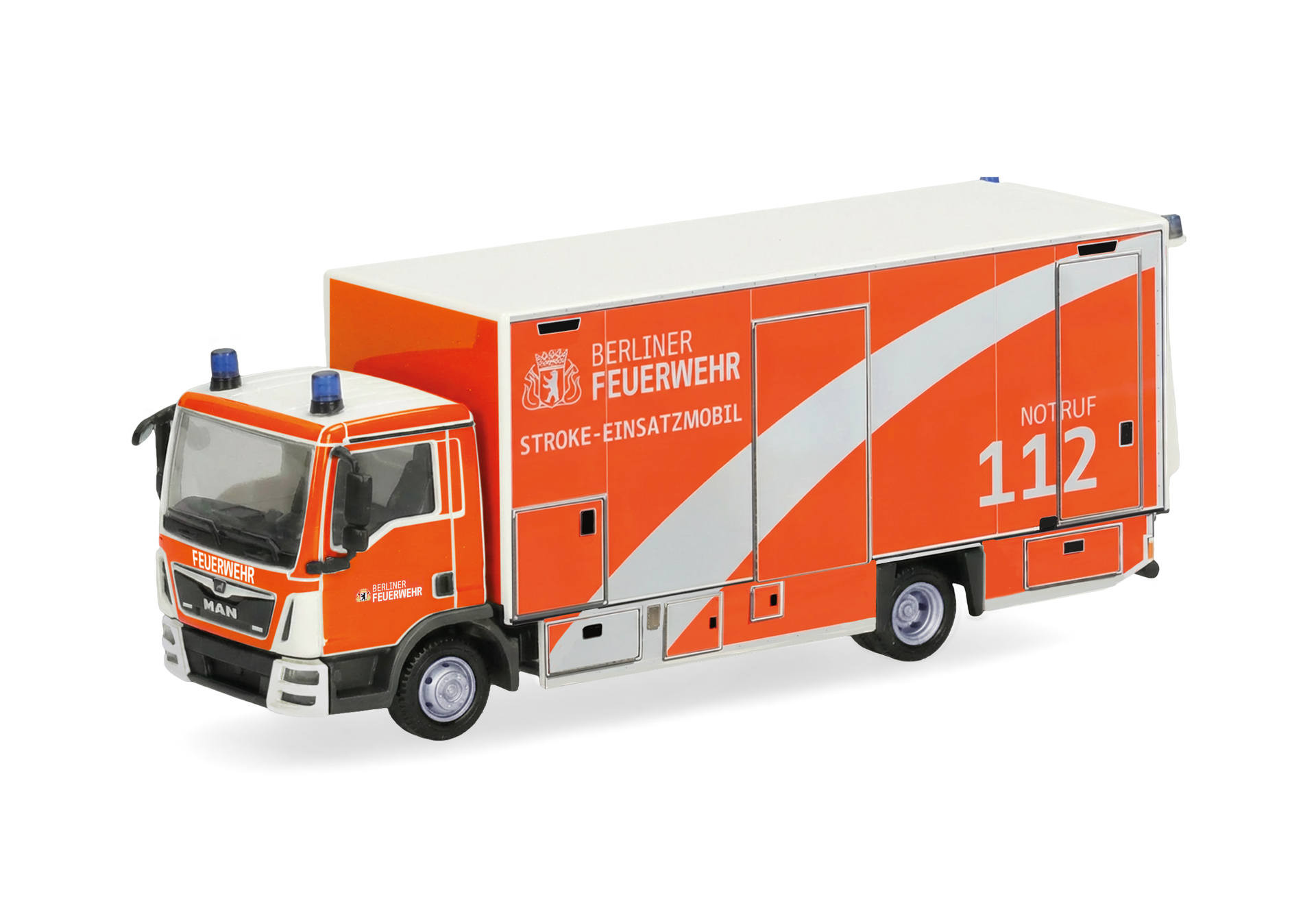 Herpa MAN TGL Stroke Einsatzmobil "Berliner Feuerwehr" ,NH 05-06/26