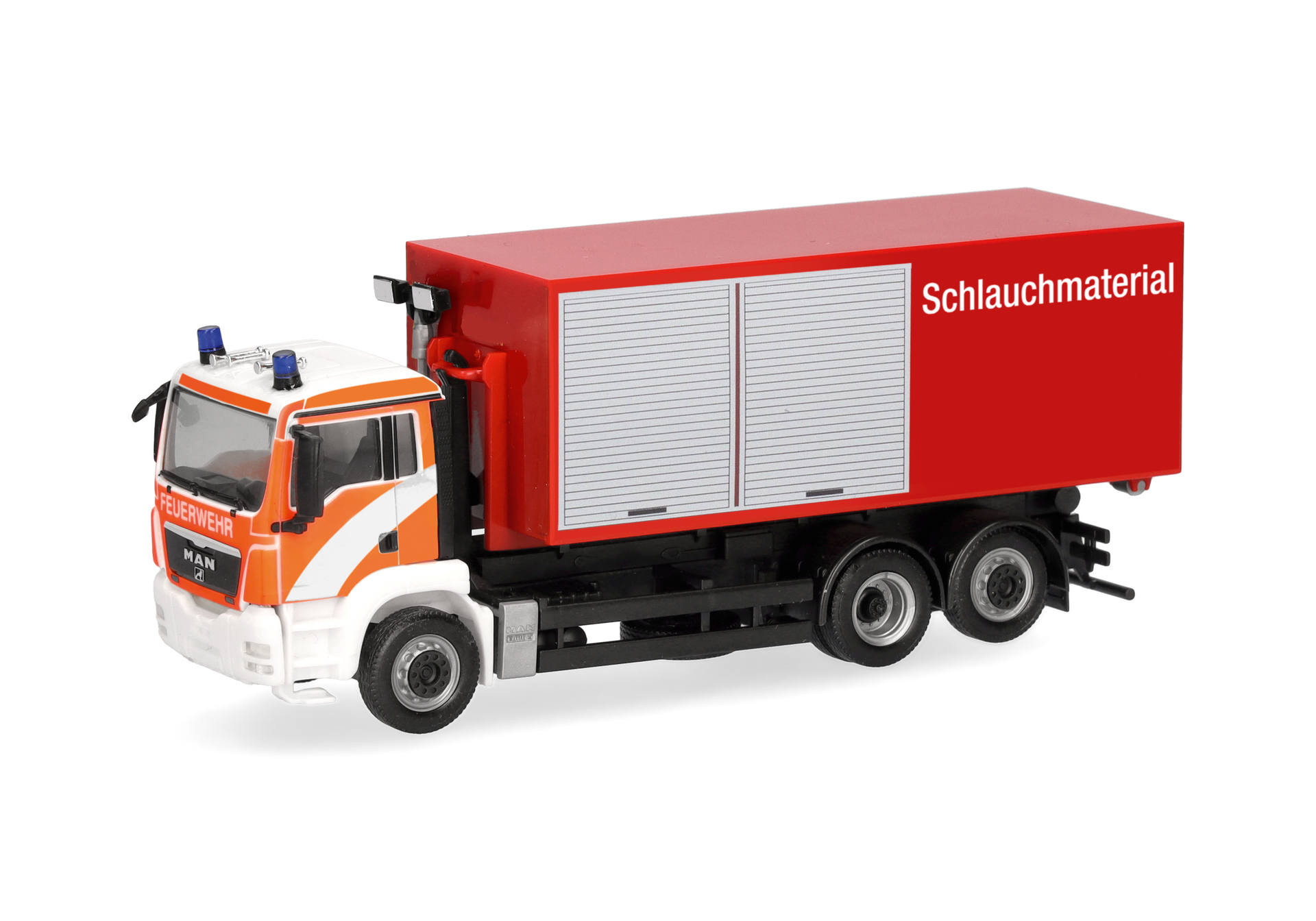 Herpa MAN TGS M WLF mit AB-Schlauchmaterial "Berliner Feuerwehr",NH 07-08/26